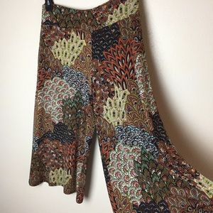 Coco Bianco cropped palazzo pants Size Lg